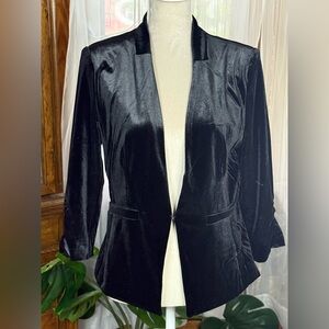 Premise Black Velvet Women's Blazer